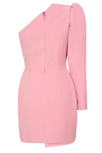 LAVISH ALICE NYLA EMBELLISHED BLAZER MINI DRESS IN POWER PINK