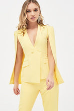 Load image into Gallery viewer, LAVISH ALICE CUT OUT SHOULDER COLLARLESS BLAZER