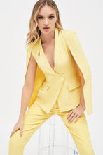 Load image into Gallery viewer, LAVISH ALICE CUT OUT SHOULDER COLLARLESS BLAZER
