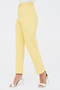 LAVISH ALICE YELLOW TAILORED TROUSERS