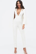 Load image into Gallery viewer, LAVISH ALICE CUT OUT NECK CAPE JUMPSUIT