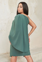 Load image into Gallery viewer, LAVISH ALICE ONE SHOULDER WRAP MIDI