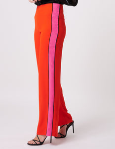BRIDGET TAILORED TROUSERS WITH CONTRAST STRIPE
