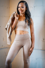 Load image into Gallery viewer, CROPPED RAGLAN ATHLEISURE RIBBED JACKET