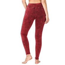 Load image into Gallery viewer, MINERAL WASHED WIDE WAISTBAND YOGA LEGGINGS