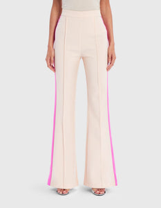 YAVIN SIDE STRIPE WIDE LEG TROUSERS