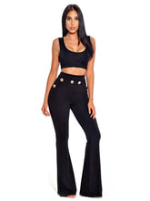 Load image into Gallery viewer, STELLA BACK ZIP STRETCH CREPE CROP TOP