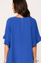 Load image into Gallery viewer, FLUTTER SLEEVE BLOUSE