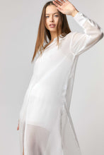 Load image into Gallery viewer, CHIFFON BUTTON DOWN MAXI SHIRT AND SHORT SET