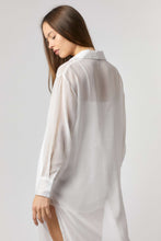 Load image into Gallery viewer, CHIFFON BUTTON DOWN MAXI SHIRT AND SHORT SET