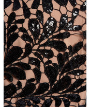 Load image into Gallery viewer, SERENA FLORAL SEQUIN SHEER BLAZER JACKET
