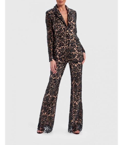 SERENA FLORAL SEQUIN SHEER BLAZER JACKET â Arelia's Dream