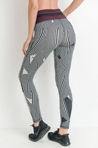 HIGH WAIST COLORBLOCK FULL LEGGINGS