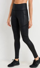 Load image into Gallery viewer, HIGHWAIST FOIL MOTO LEGGINGS