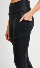 Load image into Gallery viewer, HIGHWAIST FOIL MOTO LEGGINGS