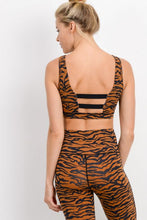 Load image into Gallery viewer, TIGER PRINT SPORTS BRA