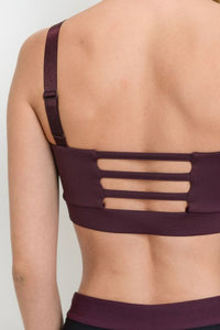 TRIPLE CUTOUT SPORTS BRA