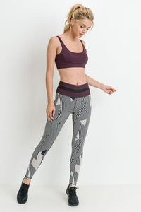 TRIPLE CUTOUT SPORTS BRA