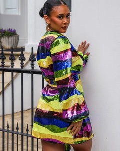 The attico rainbow clearance dress