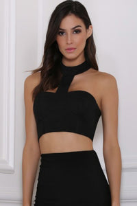 BEYONCE SUEDE BUSTIER