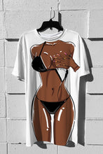 Load image into Gallery viewer, BIKINI SEXY BODY CARTOON TEE DRESS