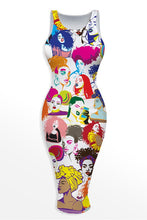 Load image into Gallery viewer, BLACK GIRL MAGIC MIDI DRESS