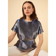 Load image into Gallery viewer, FRNCH CARREN ELECTRIC BLUE TOP