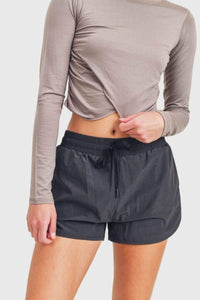 CHARLIE CROPPED LONG-SLEEVE ECO TOP
