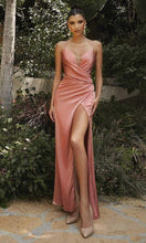 Load image into Gallery viewer, V-NECK DRAPED GOWN