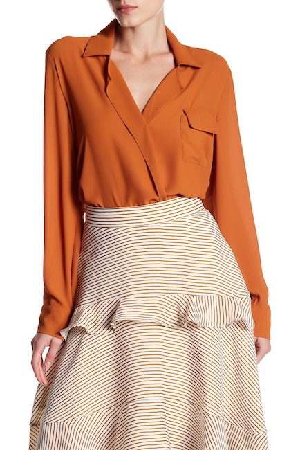 DANICA DRAPED BLOUSE