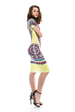Load image into Gallery viewer, CLEO SHORT SLEEVE DASHIKI PRINT DRESS