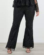 Load image into Gallery viewer, EMBROIDERED SEQUIN PEPLUM PANT SET