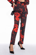 Load image into Gallery viewer, RED FLORAL PANT SUIT