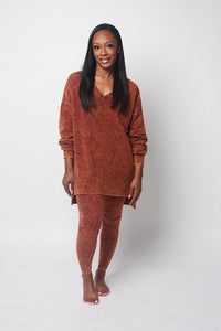 COMFY MINERAL WASHED LEGGING SET