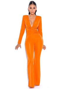 COLD FIRE LONG SLEEVE JUMPSUIT