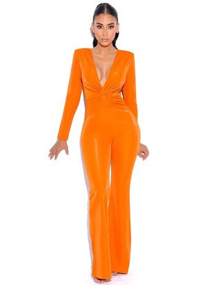 COLD FIRE LONG SLEEVE JUMPSUIT