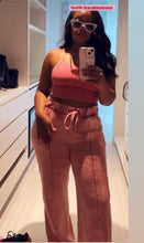 Load image into Gallery viewer, COOL AND COMFY WIDE LEG ACID WASH SET