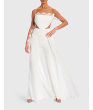Load image into Gallery viewer, ANTONIA ILLUSION LACE JUMPSUIT IVORY