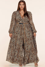 Load image into Gallery viewer, SAFARRAH ANIMAL PRINT JUMPSUIT