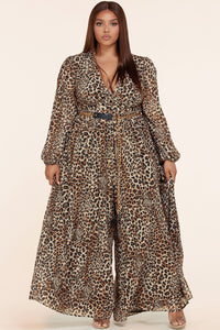 SAFARRAH ANIMAL PRINT JUMPSUIT
