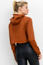Load image into Gallery viewer, PEEKABOO CROP HOODIE SWEATSHIRT