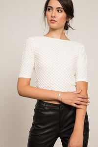 LUCY PARIS GRACIE BUBBLE SWEATER