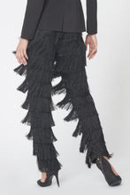 Load image into Gallery viewer, LAVISH ALICE FRINGE TAPERED TROUSERS