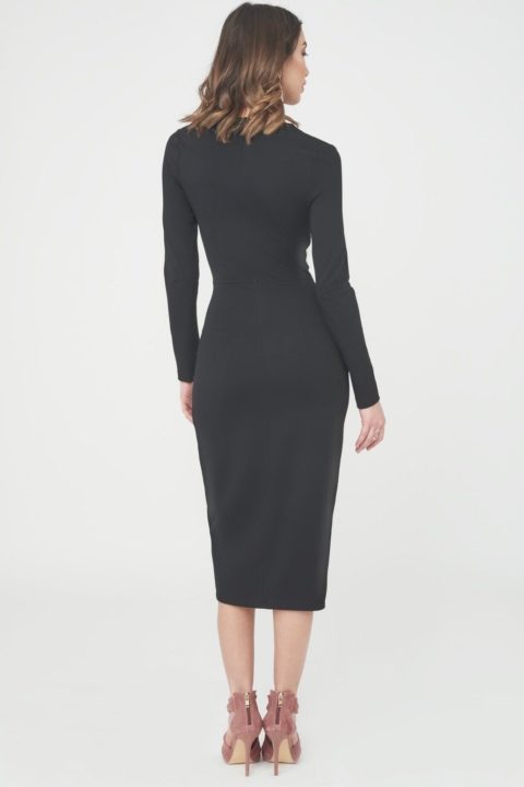 LAVISH ALICE ASYMMETRIC NECK MIDI DRESS Arelia's Dream LAVISH ALICE ASYMMETRIC NECK MIDI DRESS Arelia's Dream