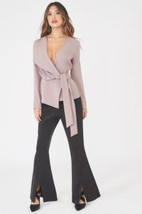 LAVISH ALICE ASYMMETRIC FOLDED OVER TOP