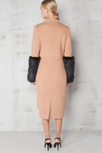 Load image into Gallery viewer, LAVISH ALICE TIE FRONT FAUX FUR COAT
