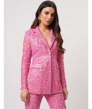 Load image into Gallery viewer, KIMBERLEY FLORAL LACE SEQUIN SUIT JACKET
