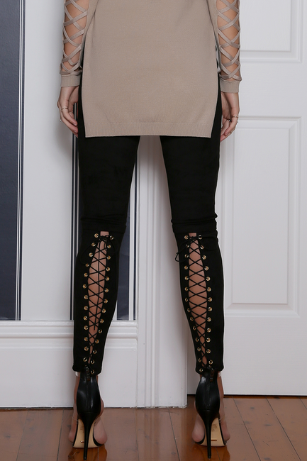 SEDUCTION SUEDE LEGGINGS