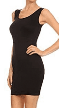 Load image into Gallery viewer, BASIC BODYCON MIDI TANK DRESS BLACK