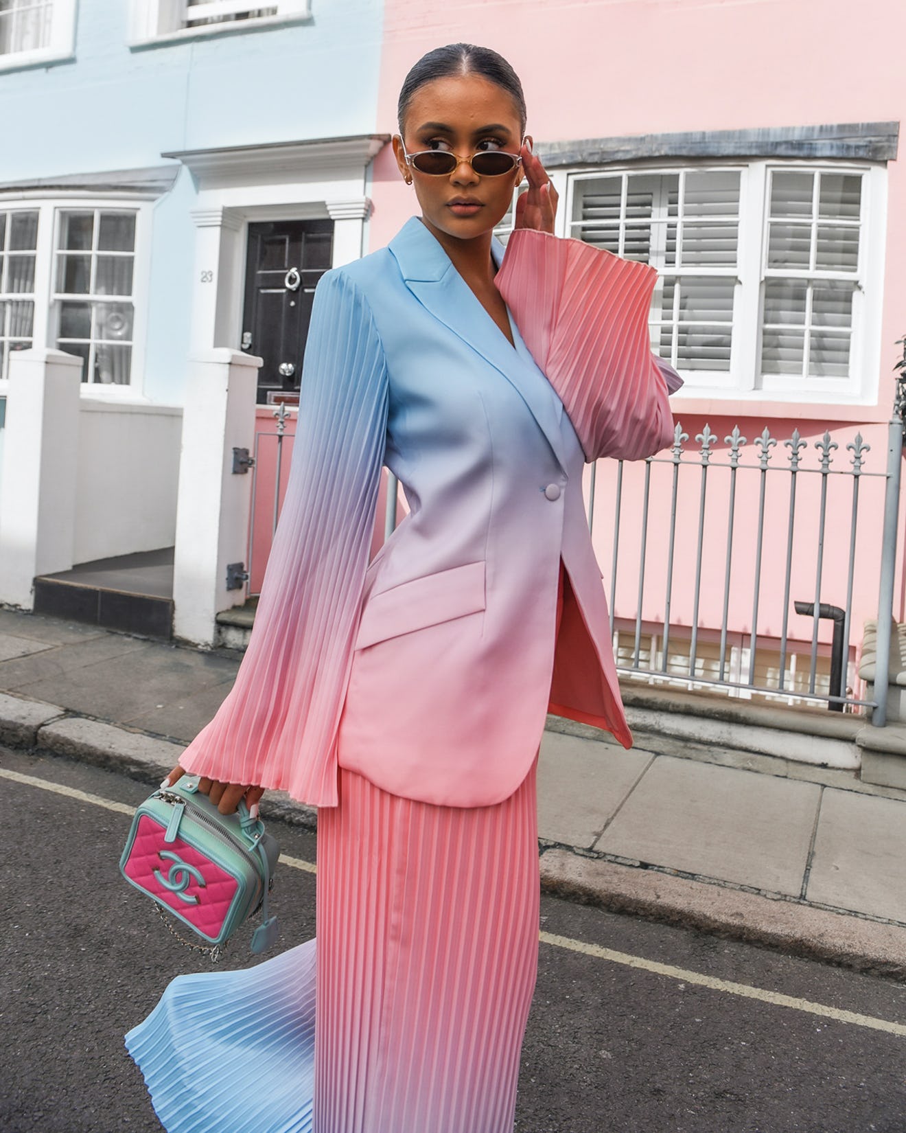 blue dress pink jacket Party In My City - Pink, XS | Pink Blazer Dress for Date Nights & Parties